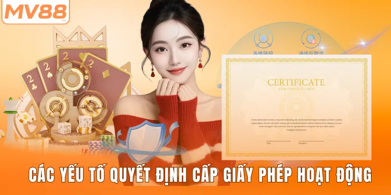 Các yếu tố quyết định cấp giấy phép hoạt động