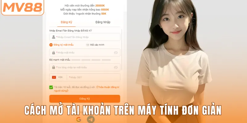 Cách mở tài khoản trên máy tính đơn giản