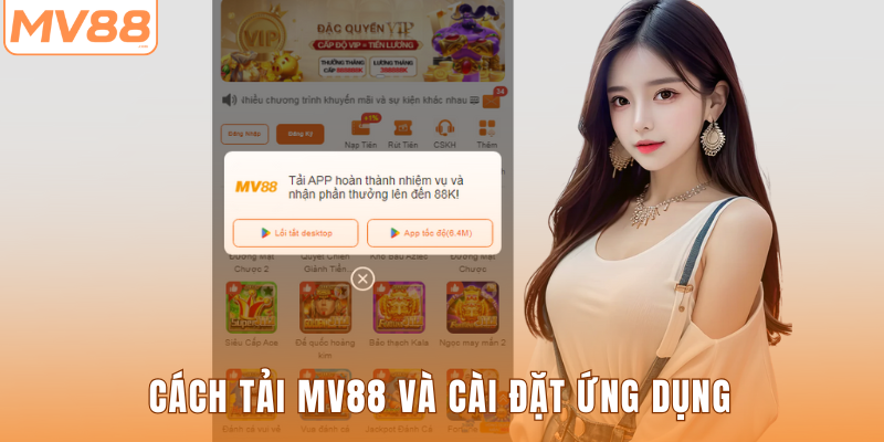 Cách tải MV88 và cài đặt ứng dụng 