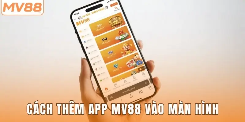 Cách thêm app MV88 vào màn hình