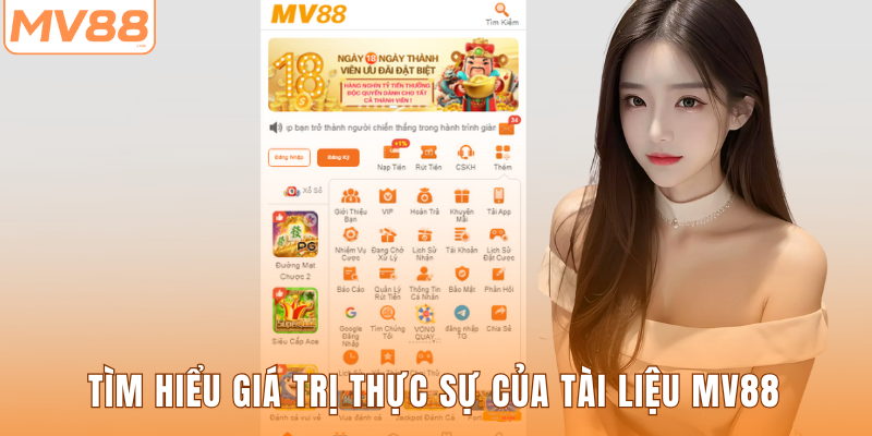 Tìm hiểu giá trị thực sự của tài liệu MV88